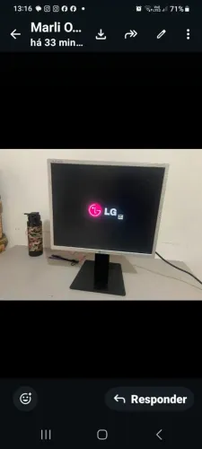Vendo monitor LG Flatron 19 polegas