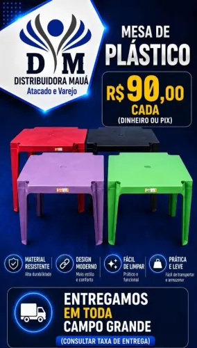 Mesa plástico 
