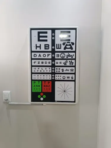 Tabela de teste de visão
