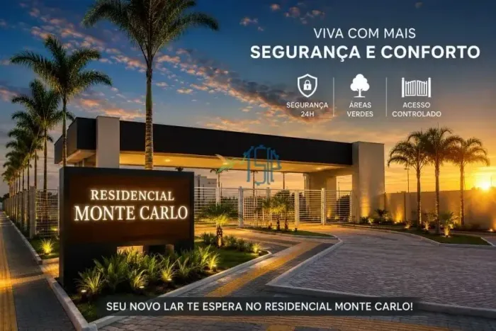 CONDOMINIO MONTE CARLO - CASA NOVA COM 4 SUÍTES NO MONTE CARLO | 161m² | ÁREA GOURMET / LI