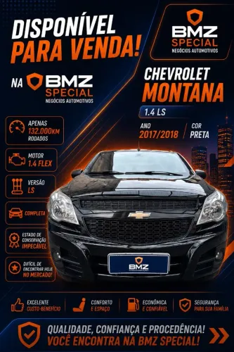 Chevrolet Montana LS 1.4 Econoflex 8V 2P 2018