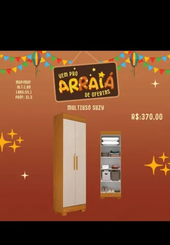 Guarda roupas novos com entrega