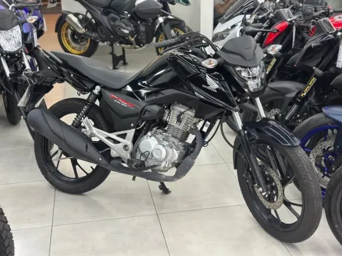 Honda Cg FAN 160 2025 Preta - Mepal Motos