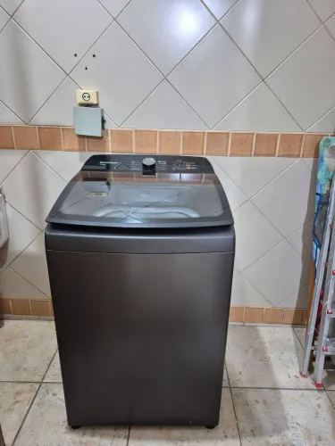 Lavadora Brastemp 12kg cinza chumbo excelente estado