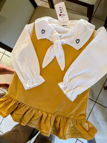 Vestido novo e malha 9/12 meses