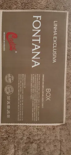 ?Base Cama Box Queen Bipartida Castor Fontana (Sem Colchão)