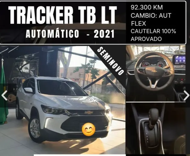Chevrolet Tracker LT 1.0 Turbo 12V Flex AUT 2021