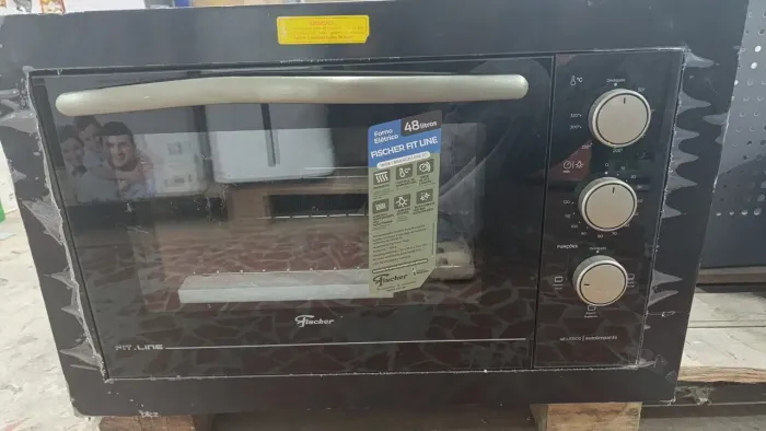 Forno Fischer preto de mostruário 220V!