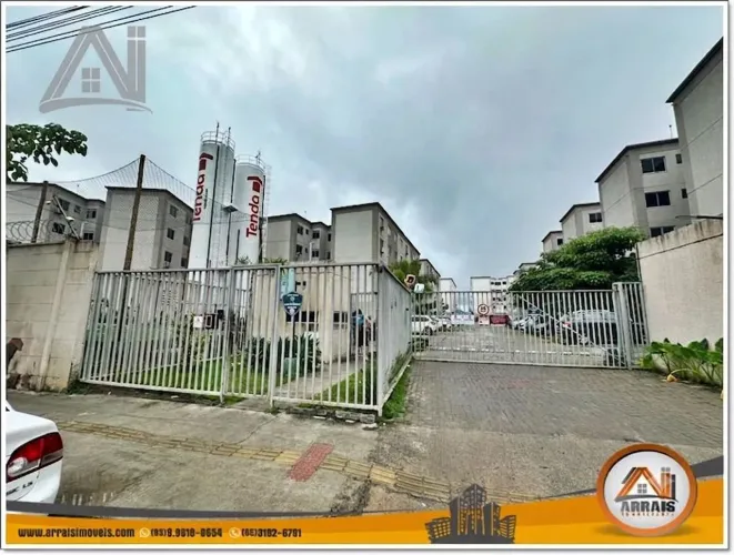 Apartamento com 2 dormitórios para alugar, 37 m² - Cajazeiras - Fortaleza/CE