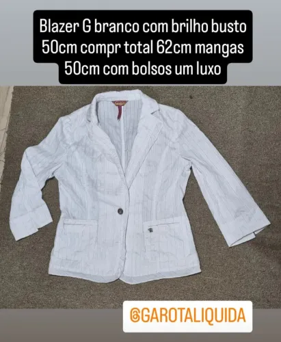 Blazer G branco um luxo