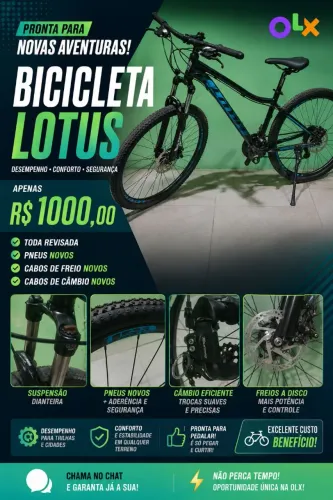 BICICLETA LOTUS ANGEL ARO 29