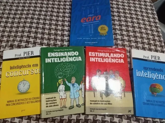 Conjunto de livros sobre Estudar/Aprender