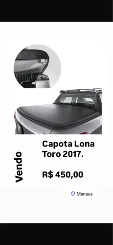 Capota lona Toro 2017