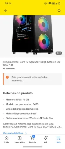 CPU Gamer, para estudo e jogos, 2 meses de uso