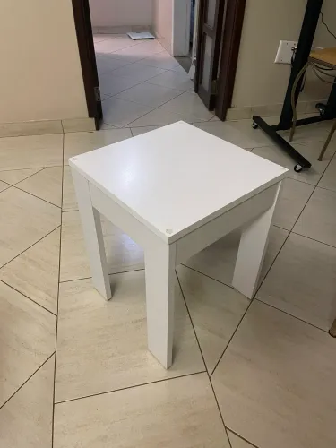 Mesinha de MDF Branca Tok&Stok