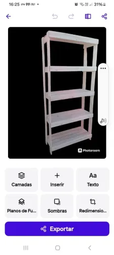 Estante de palite