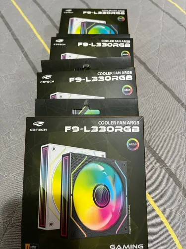 4 Cooler Fan R$ 100 reais C3Tech F9
