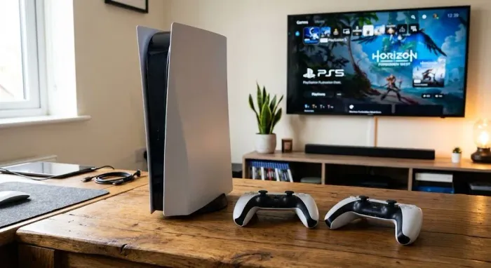 PS5 SLIM DIGITAL (SEMI-NOVO) +2 Controles