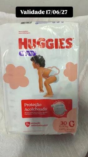 Fralda Huggies G 30 unidades