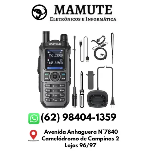 Rádio Comunicador Baofeng Uv 21 Pro banda dupla VHF UHF 65 - 520 Mhz