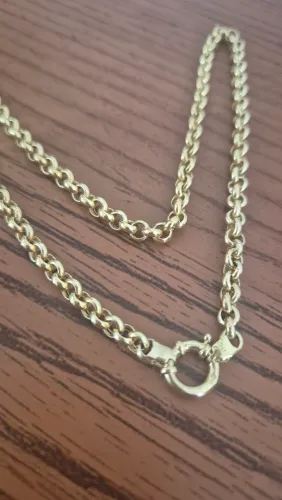 Corrente ouro 18k elo portugues