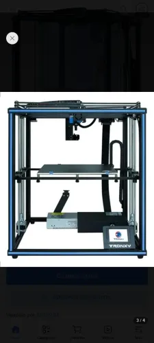 Impressora 3D Tronxy X5sa mesa 40cm