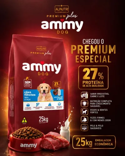 Raça amny filhote Premium especial 25kg