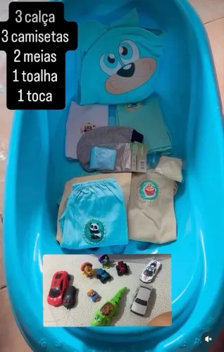 Kit banheira menino
