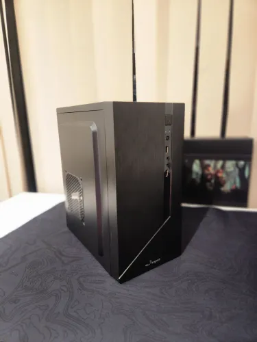 Gabinete Joyas Micro-ATX Preto Fonte 200W Bivolt USB 3.0 HD Áudio