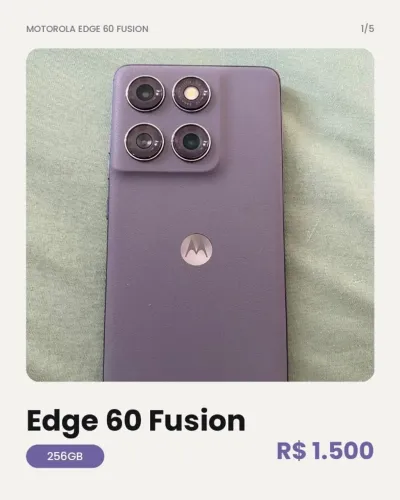 Motorola Edge 60 Fusion · 256GB