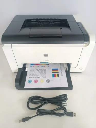Impressora Hp Cp1025 Laser Jet Color Toner Colorida - Pronta