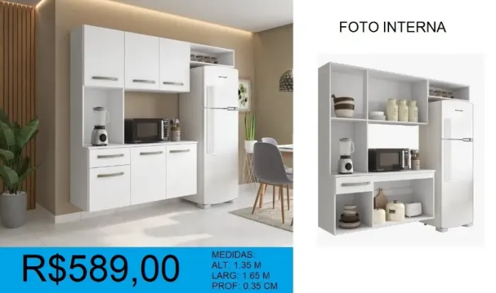 Armario de parade compacto - compre hoje e receba em até 72h