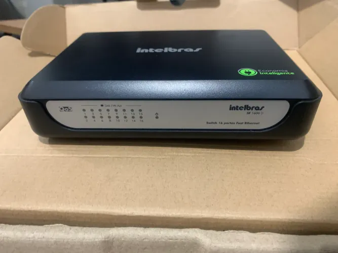 Switch Intelbras 16 portas (SF1600D)