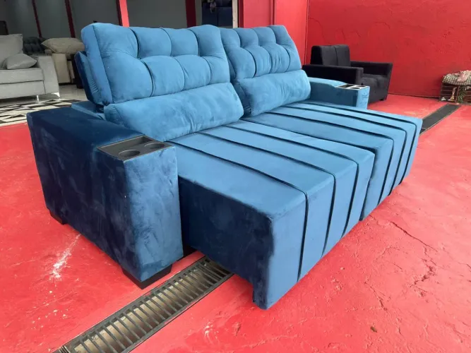 Promoção sofá 2,30 molas ensacadas novo 