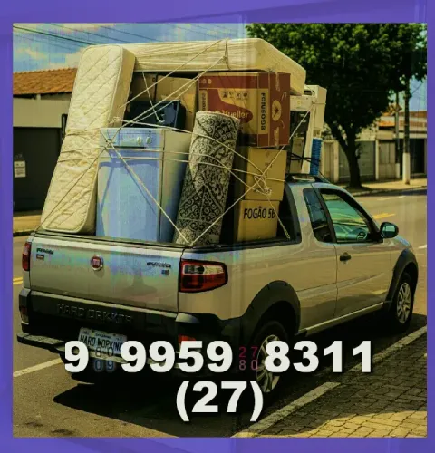 Frete! transporte seguro + carreto + mudança + sempre ao seu dispor!