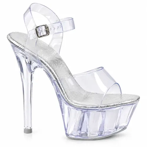 Tamanco Feminino Acrílico Transparente 
