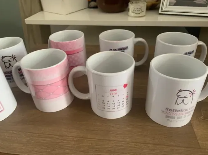 Lote Caneca Cerâmica para Sublimação - marca Live (AAA)