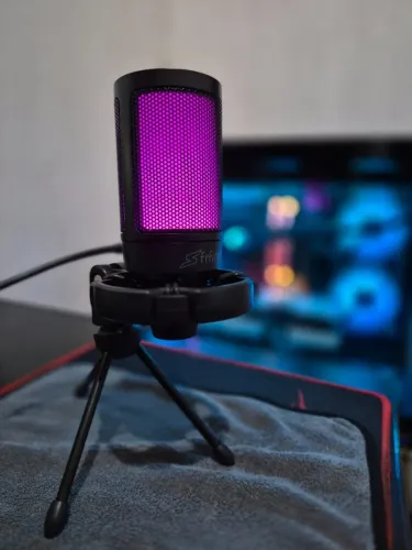 Microfone Gamer Fifine SFM2 USB RGB