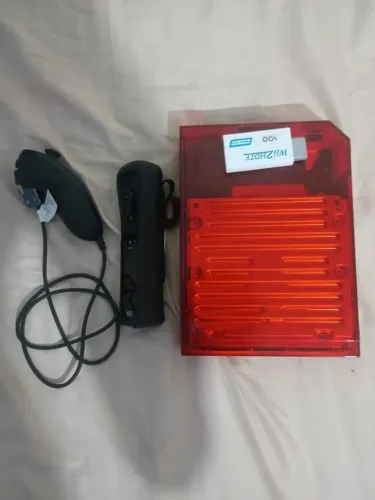 Nintendo Wii Vermelho Translucido