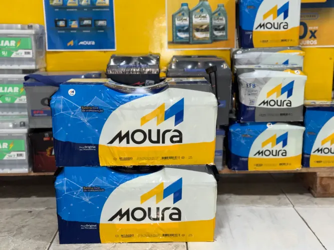 Bateria Moura 150amp entrega e instalação grátis 24 horas