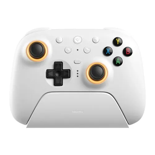 Controle Sem Fio 8bitdo Ultimate 2 Gatilhos Hall Tmr Pro Cor Branco