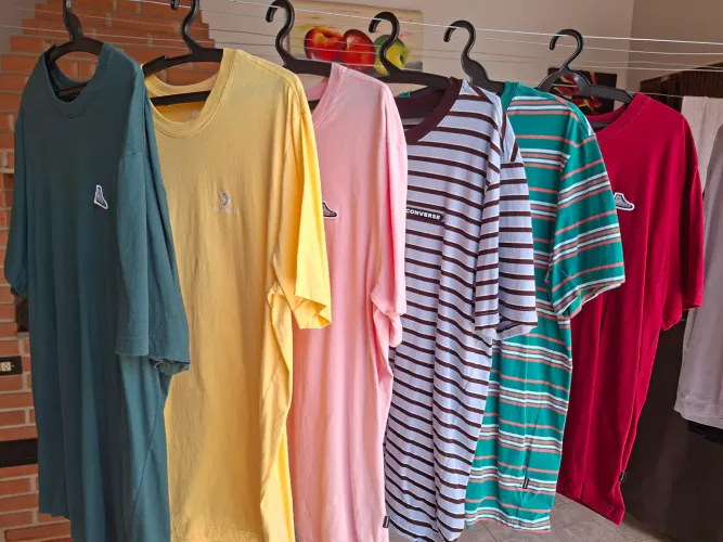 Camisetas Converse all star  6 unidades