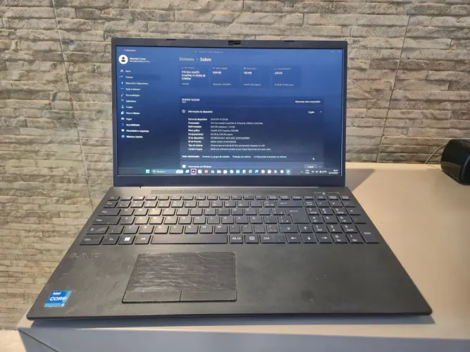 Notebook Sony Vaio FE15 I3 11 Geração 8gb/256gb Tela 15" W11 