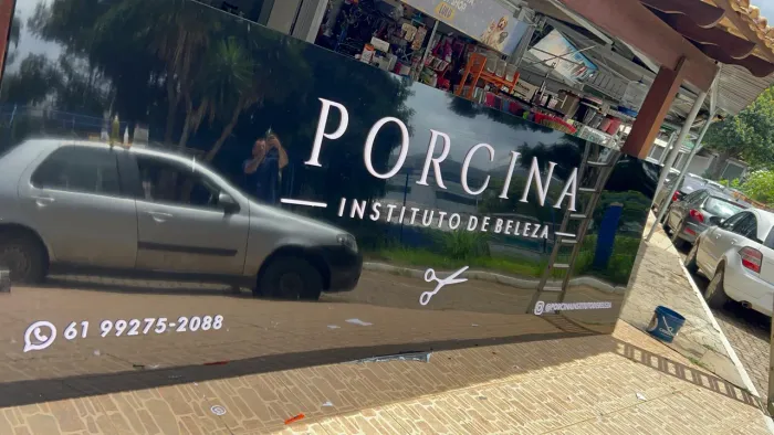 Letreiro em Acm 