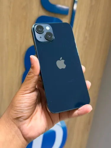 iPhone 14 5G 256GB seminovo e completo na caixa com Garantia