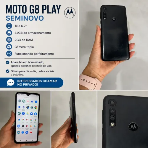 Moto g8 play barato de mais 