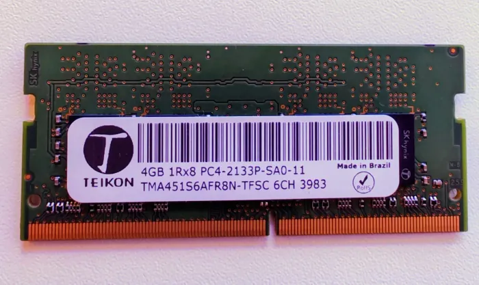 Memória RAM Notebook 4GB DDR4 2133MHz Teikon SODIMM