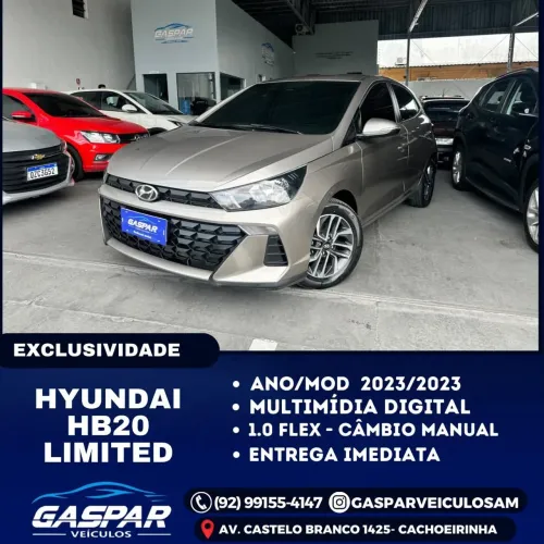 Hyundai HB20 Limited 1.0 Flex 12V Mec. 2023