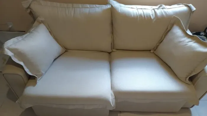 Sofá novo - retrátil, reclinável, impermeabilizado.