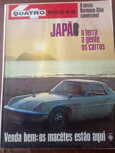 Revista 4 Rodas janeiro 1968 o nosso karman guia 